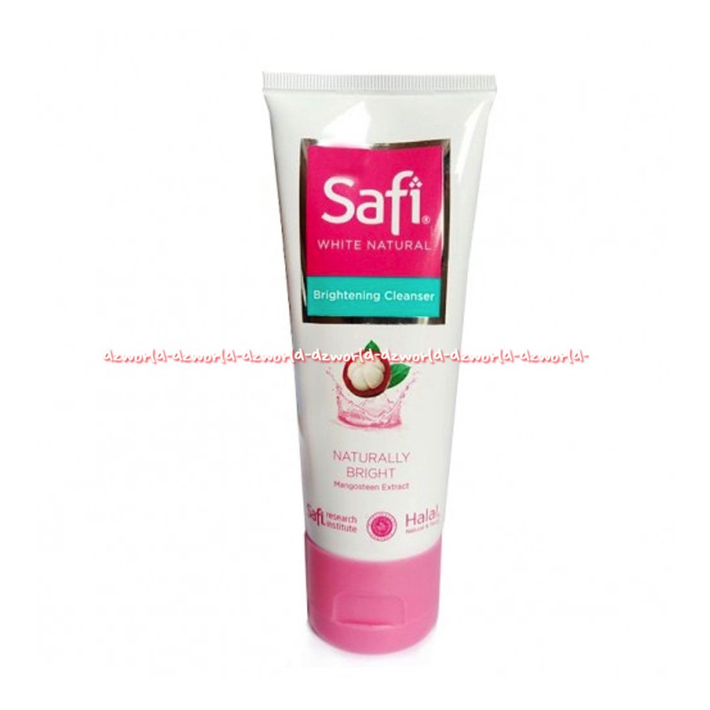 Safi White Natural Brightening Cleanser Mangosteen 100gr Sabun Cuci Muka Wajah