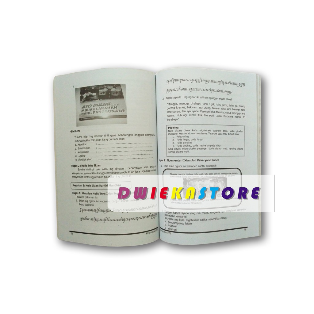 Buku Bahasa Jawa Kirtya Basa Kelas 8 Kurikulum 2013 Edisi Revisi 2018 Shopee Indonesia