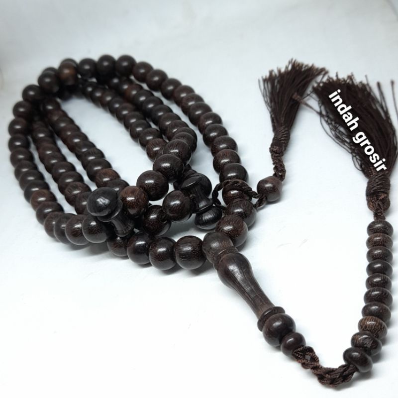 TASBIH KAYU GALIH ASEM 10MM 99 BUTIR NATURAL