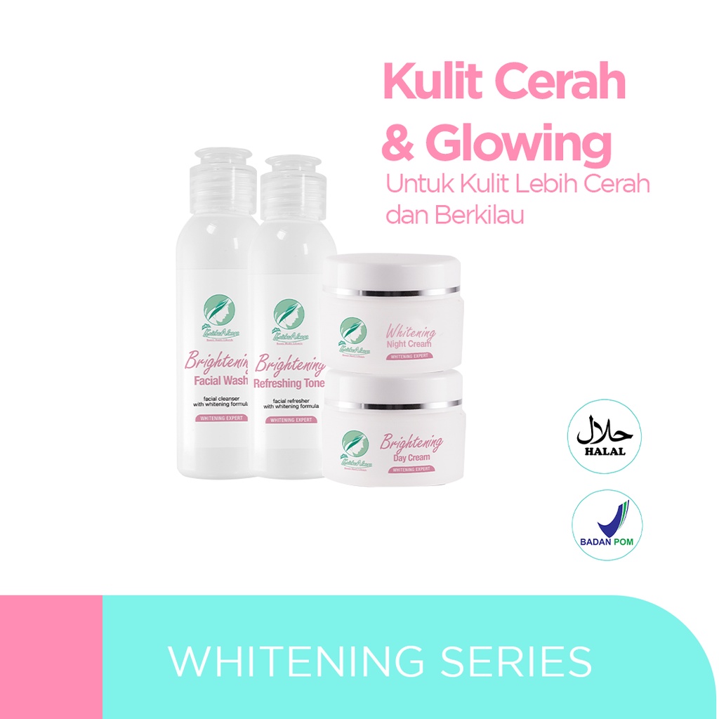 Keisha Almera Skincare Paket Whitening Series Untuk Kulit Lebih Cerah dan Glowing