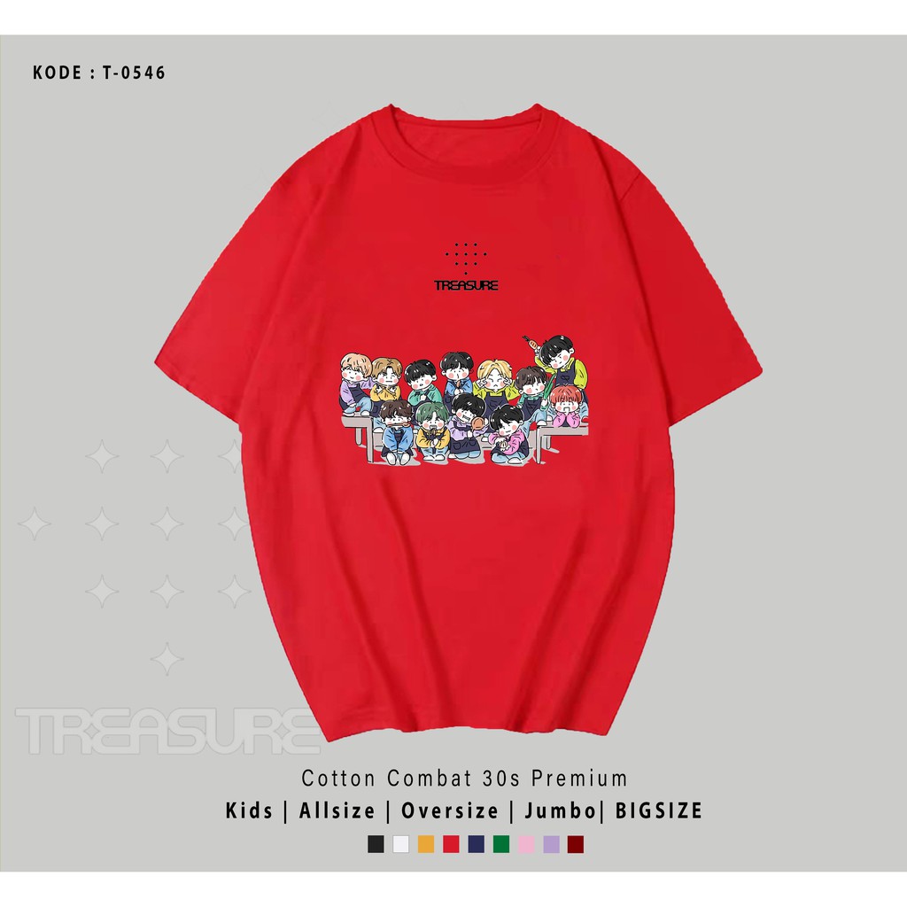 KAOS / T-SHIRT KPOK TREASURE ART EDITION / TRUZ / REAL PICTURE / RESELLER WELCOME