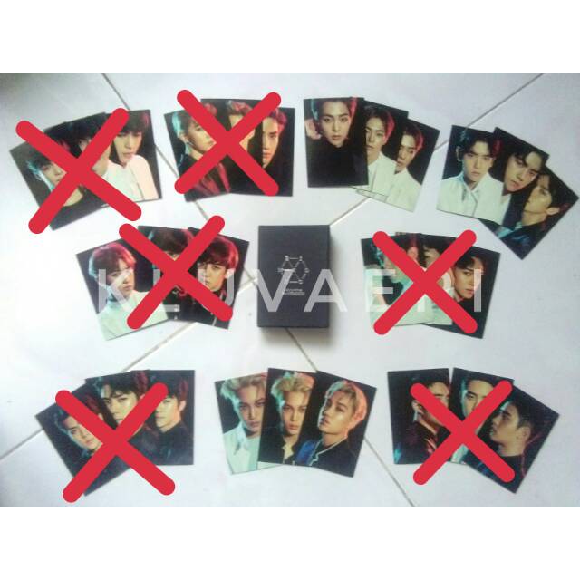 EXO SUPER POWER CARD EXORDIUM PHOTOCARD KAI BAEKHYUN XIUMIN