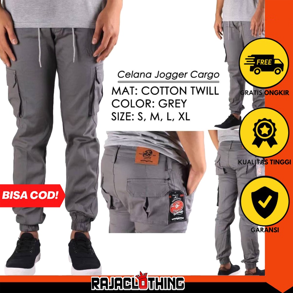 RCL - CELANA JOGER MODEL CARGO PRIA ORIGINAL JOGGER SWEAT PANTS COWOK PREMIUM