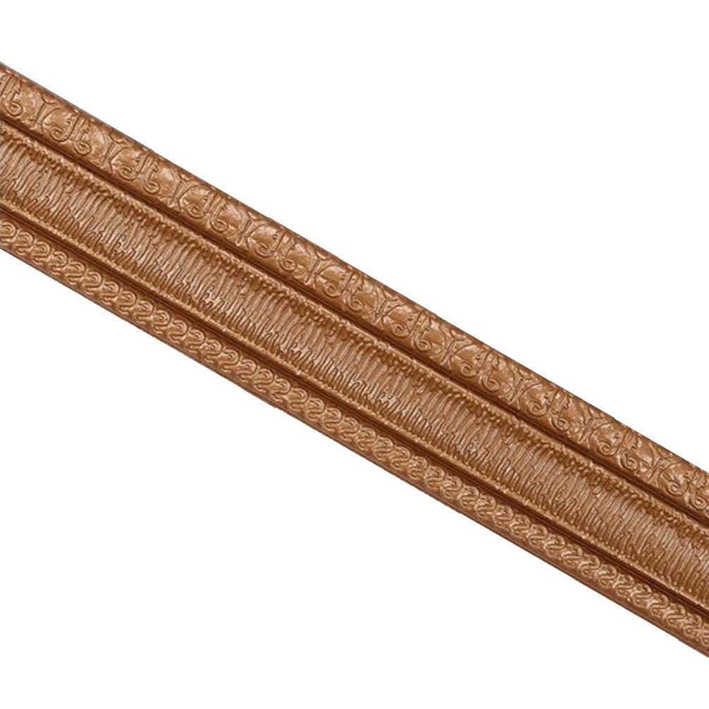 LIST BORDER FOAM 3D LIS WALLPAPER BORDER STICKER (LEBAR 5 CM)-T5-19 COKLAT