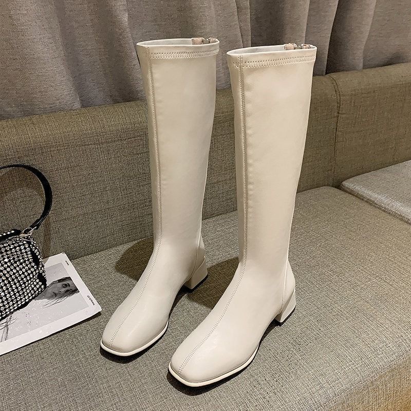 Winter Overknee knee high Boots Leather Boots Selutut Wanita