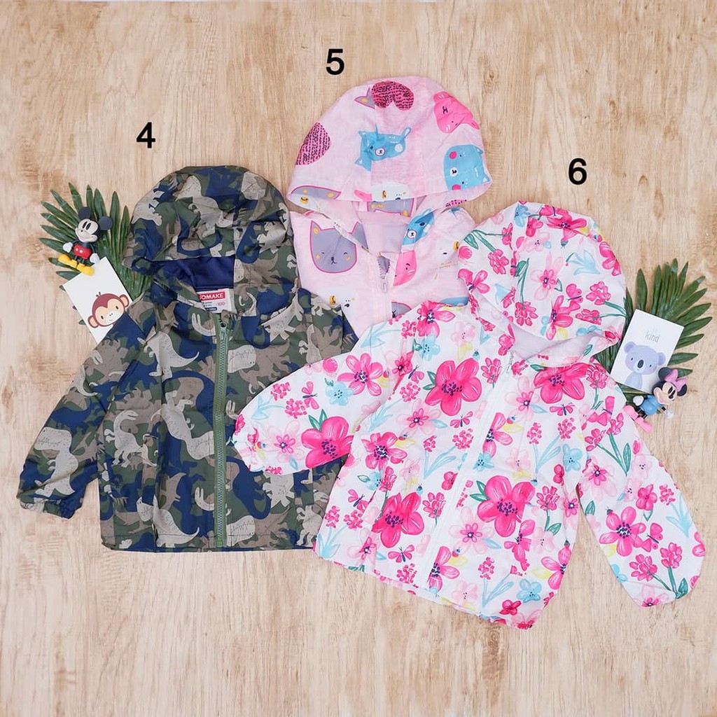 LID9050 No 1-10 Jaket Fashion Bayi/ Balita Parasut Anti Air ada topi/ hoodie