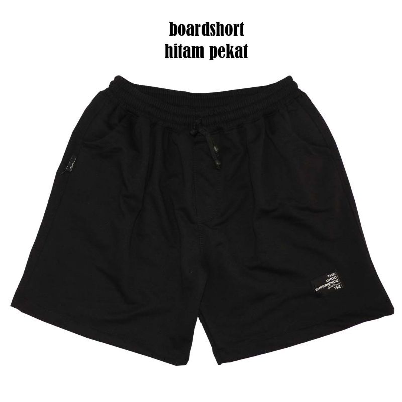 BOARDSHOT/BOXER/CELANA PENDEK/UNISEX/TDE/HITAM PEKAT