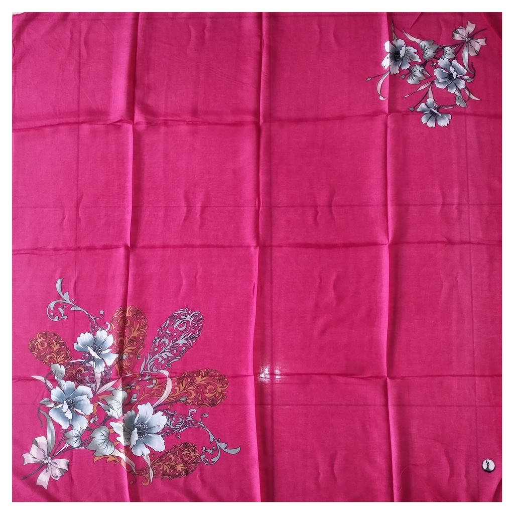 SEGIEMPAT CHIARA MOTIF VOAL GROSIR SEGI EMPAT PINGGIRAN JAHIT TEPI BY BEST FASHION SCARF PILIH MOTIF