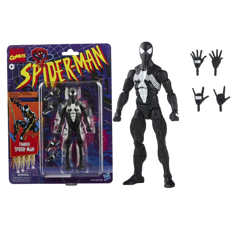 Mainan Boneka Action Figures Model Anime Spiderman Legends Ben Reilly / Symbiote Retro Bahan PVC Untuk Hadiah