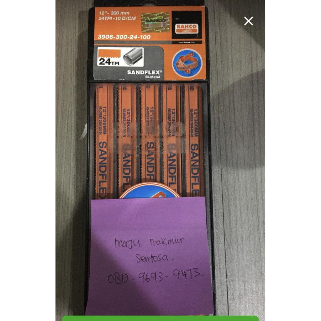 READY STOK MATA GERGAJI SANDFLEX/SANDFLEX BAHCO/MATA GERGAJI/PISAU GERGAJI - 18