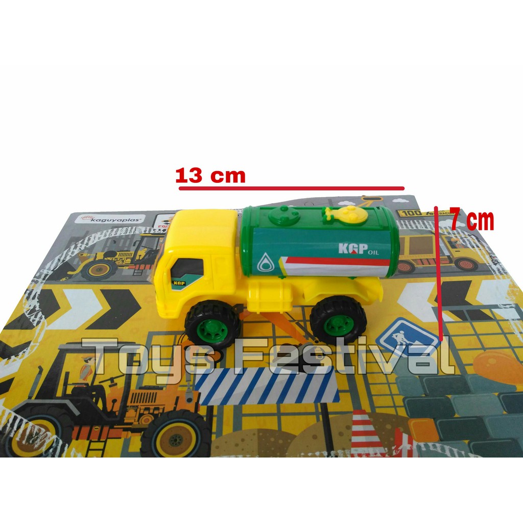 KGP-70 Mainan Free wheel 4 set Truck Truk Konstruksi Multicolor