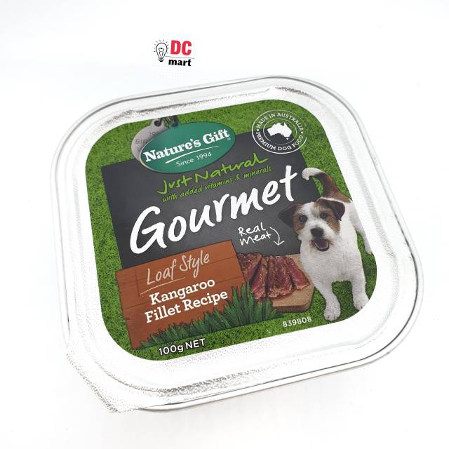 Nature Gift Gourmet Dog Wet Food Tray 100Gr / Makanan Anjing Cair / Dog Wet Food