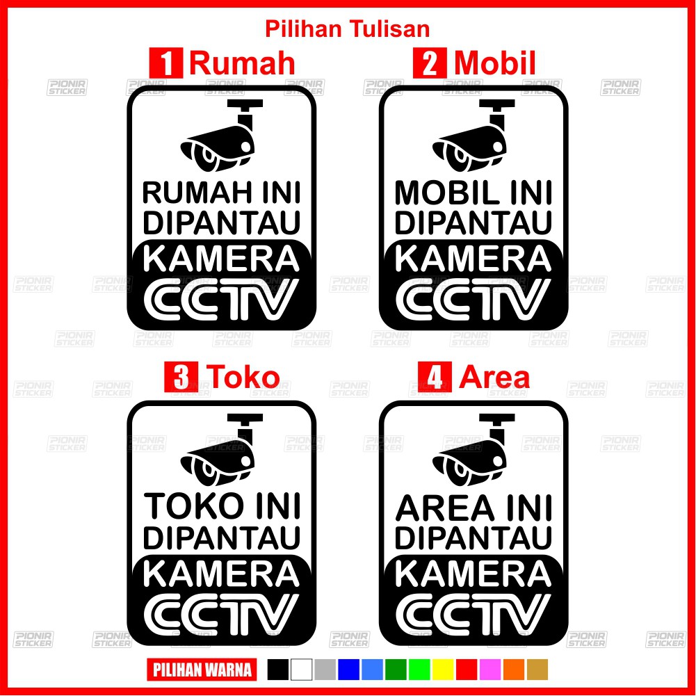 Stiker Pengaman Mobil Ini Diilengkapi Kamera CCTV