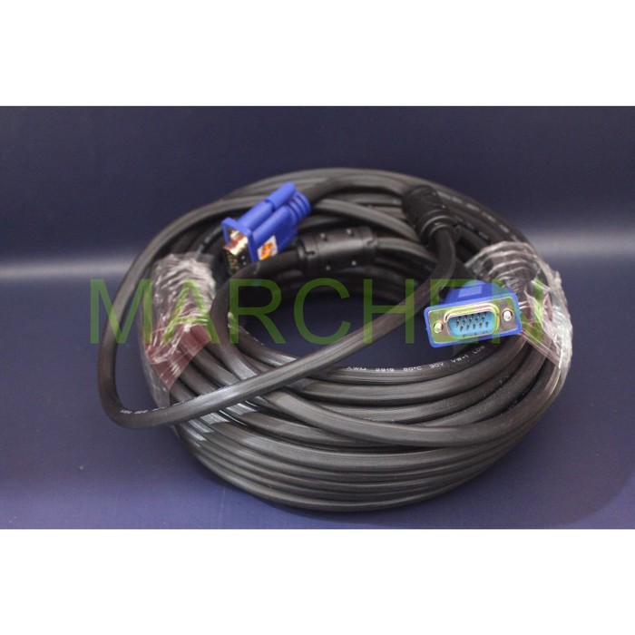 KABEL VGA to VGA MONITOR KOMPUTER 20M 20 METER