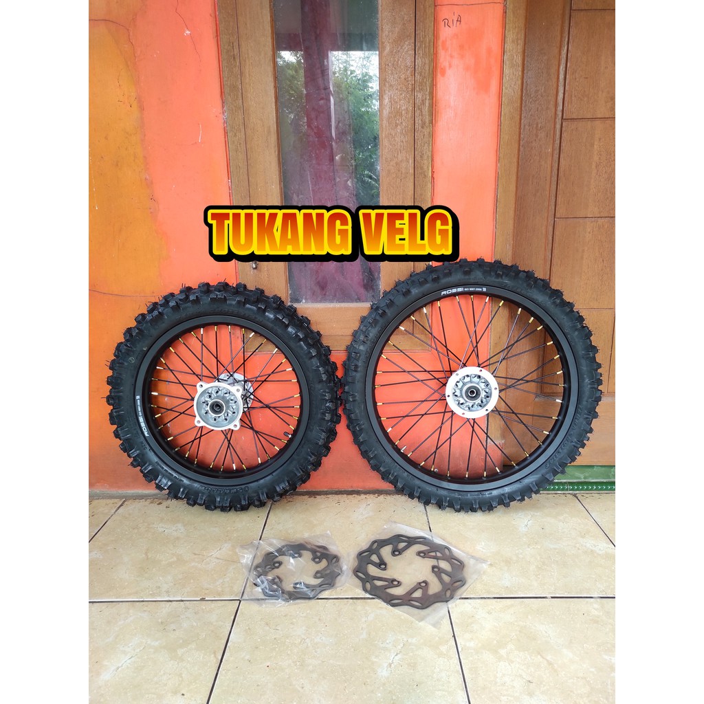 Velg KLX Ring 16-19 Jari Jari Full Set Plus Ban