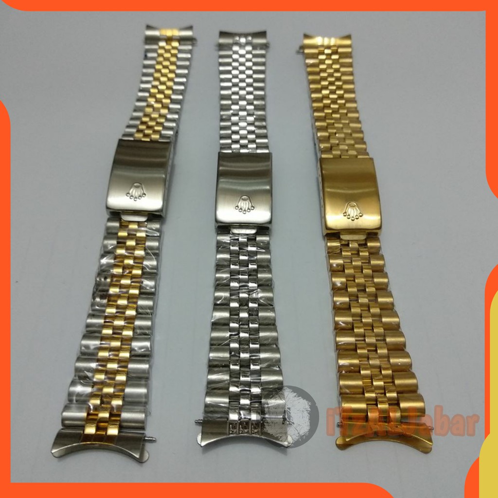 Tali jam Rolex Datejust 20mm Strap tali jam rantai Rolex 20mm