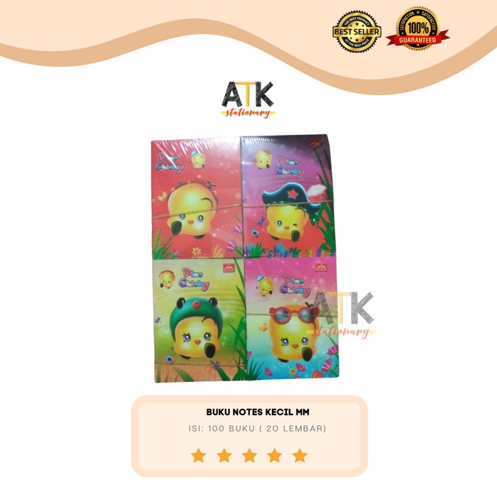 

[RESTOCK] Buku Notes Kecil 20 lembar MM atk