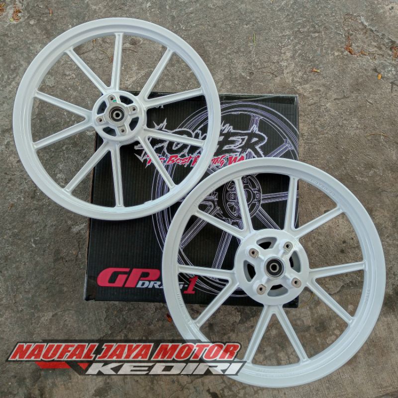 VELG RACING POWER GP DRAG 1 GP WHELL YAMAHA VELG RACING DOUBLE DISC