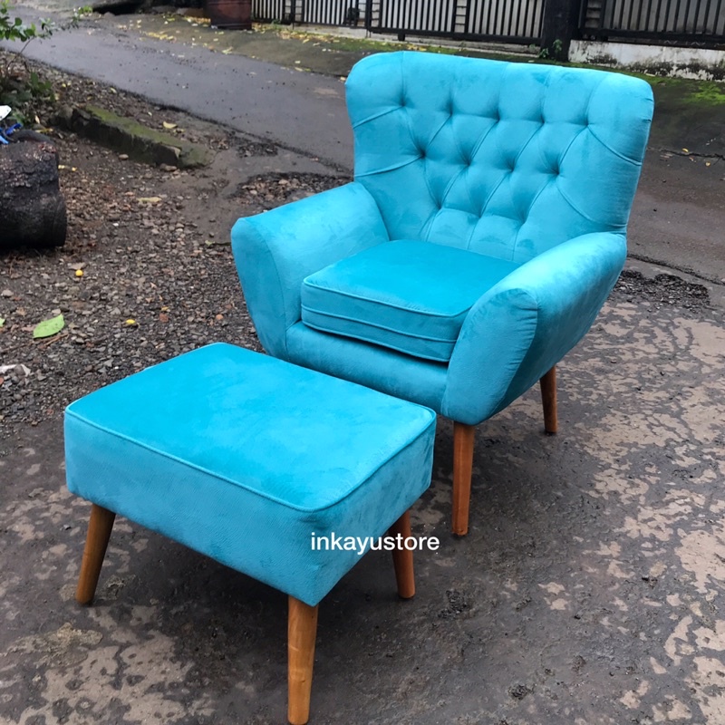 Sofa Single Wing Chairs, Sofa Single Minimalis, Sofa Minimalis Single