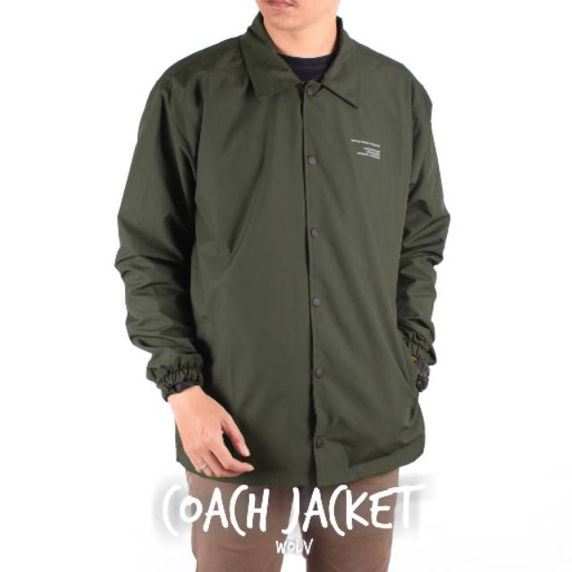 Jaket coach hijau tua jaket pria murah