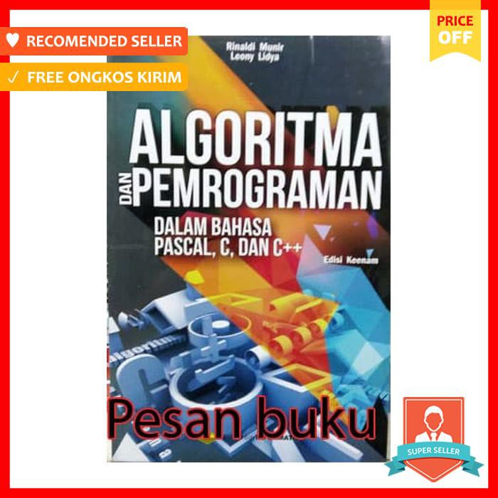 Buku Algoritma Dan Pemrograman Dalam Bahasa Pascal C Dan C Edisi Shopee Indonesia