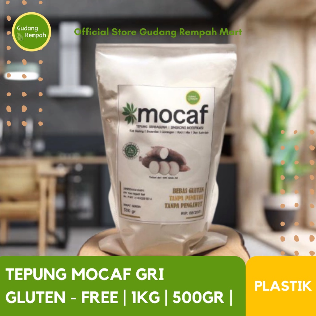 

Promo Grosir Tepung Mocaf 1kg Kemasan Plastik (Minimal Pembelian 17Pcs)