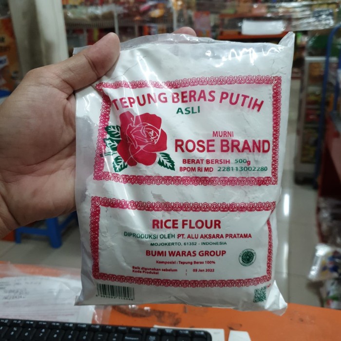 

PCS 500GR - TEPUNG BERAS ROSE BRAND / Rice Flour ROSEBRAND atayatoko