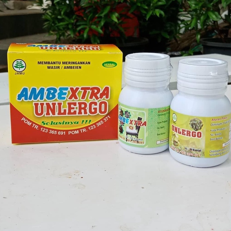 Ambextra Unlergo untuk penderita Wasir atau Ambeien