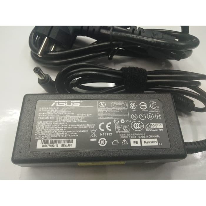 charger Asus 19v 3.42a (5.5*2.5mm) B50, B50A F85, F86 K40, K40IJ, K40IN, K42, K42D K42JE, K42JK