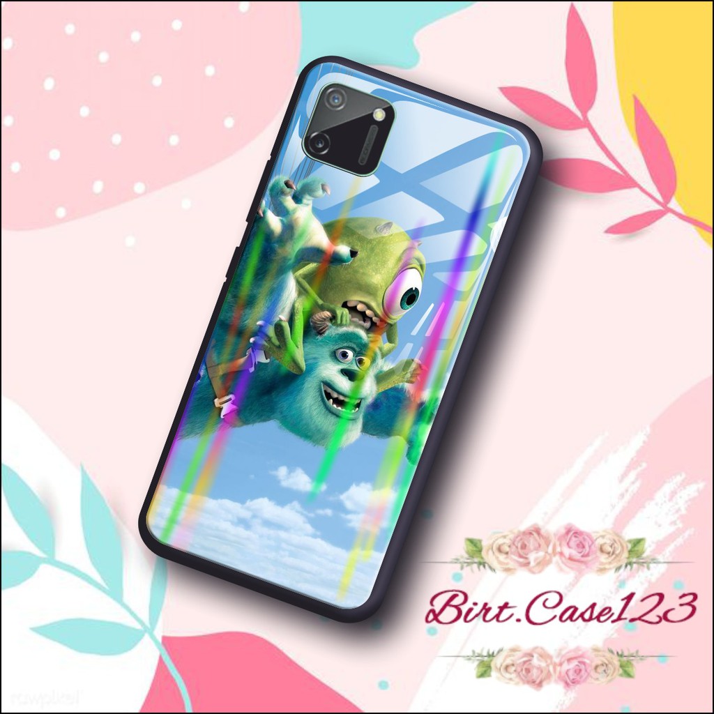 case softcase gambar MONSTER INC back case glass aurora Vivo Y91 Y17 Y12 Y15 Y93 Y95 Y81 Y83 BC167