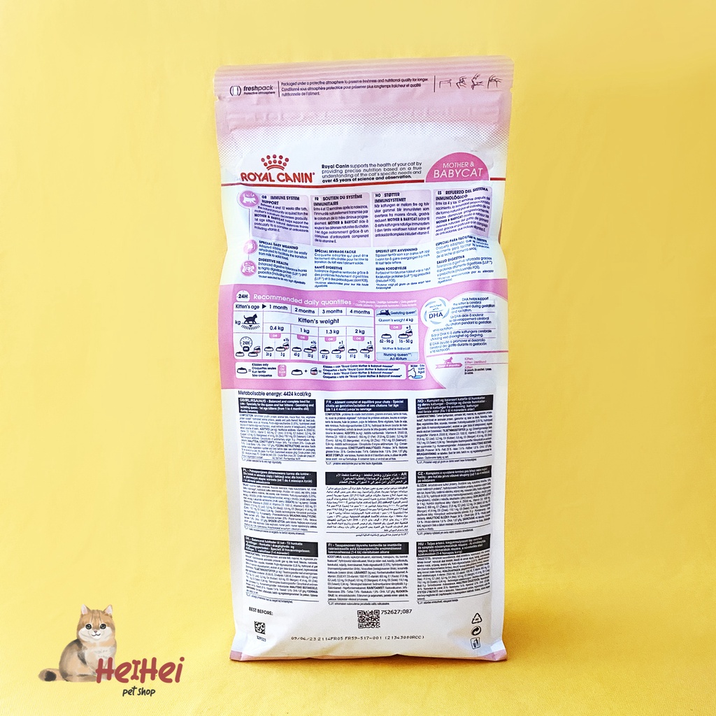 Royal Canin Mother &amp; Babycat Stage 2 Dryfood 2 kg - Makanan Induk Kucing &amp; Bayi Kucing Makanan Kucing Hamil, Menyusui, Melahirkan