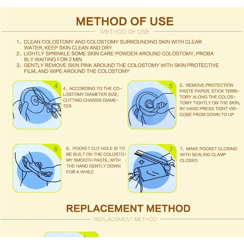 10Pcs Satu Potong Sistem Diaktifkan Filter Karbon Kantung Kolostomi Penghilang Bau Knalpot Stoma Kantong Colostomy Ostomy Tas Cut UKURAN 20Mm-65Mm Beige Cover