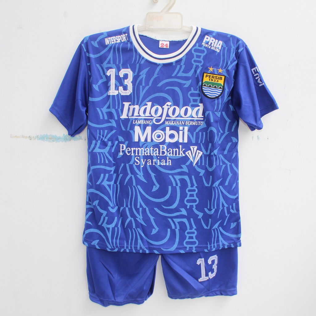 setelan baju bola persib bandung anak/baju bola persib bandung anak usia 0-12thn