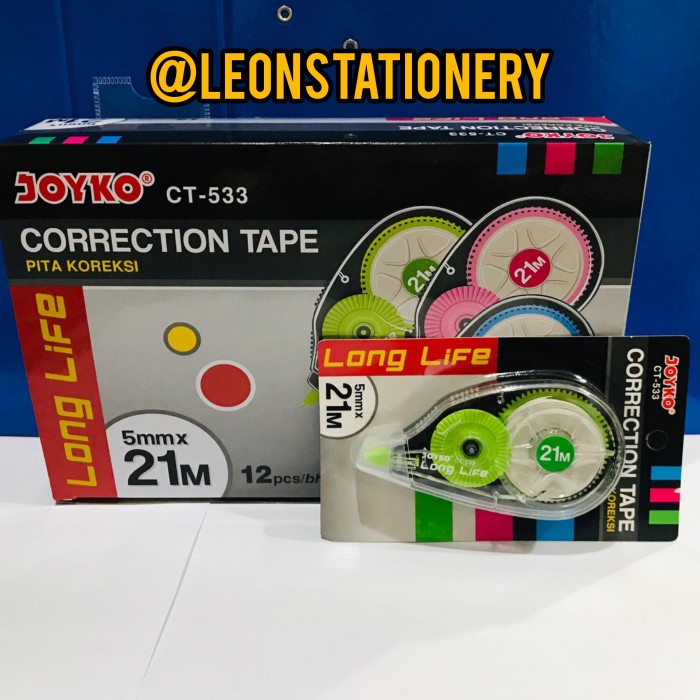 

Hari Ini Correction Tape Joyko Ct 533 Terlaris