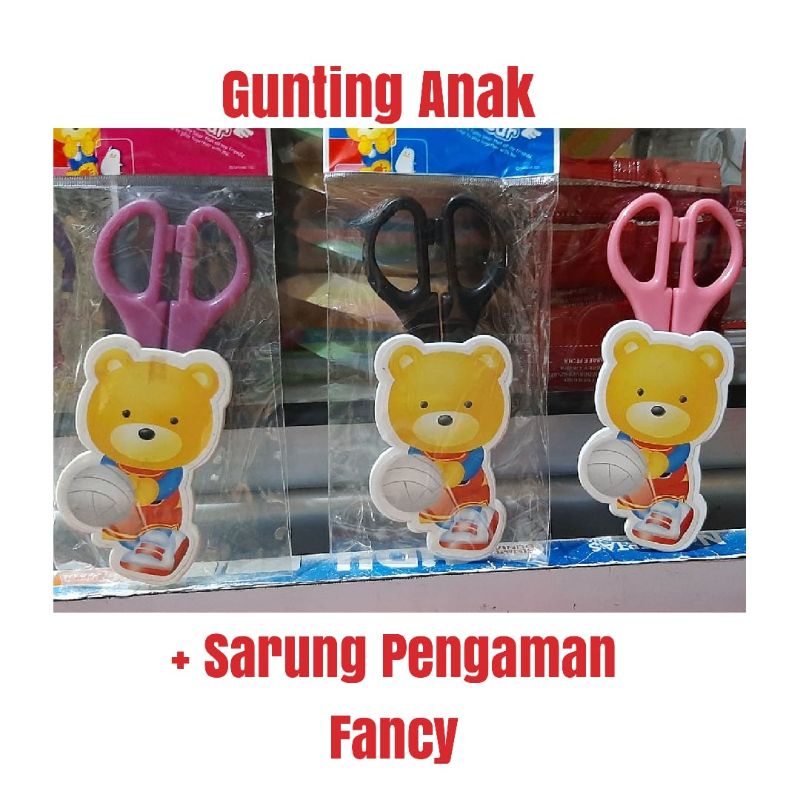 

Gunting Anak Karakter + Free Sarung Gunting