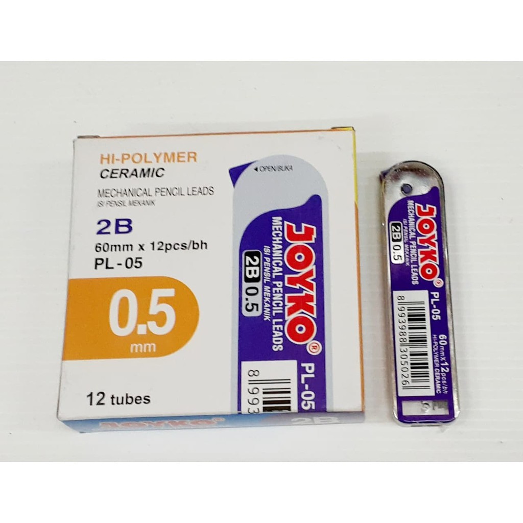 

ISI / REFILL PENSIL MEKANIK 2B JOYKO PL-05 | 0.5 x 60mm