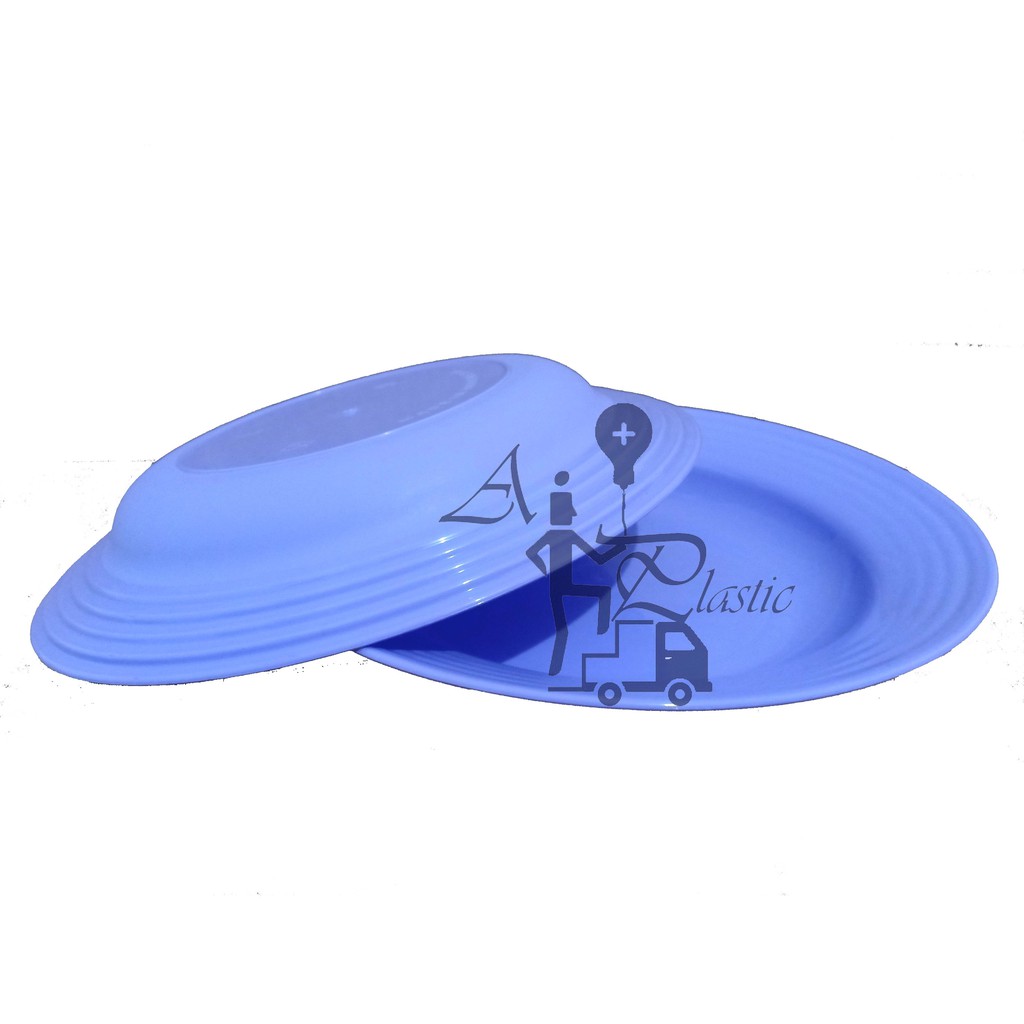 Piring Makan Bahan Plastik Harga Satuan Termurah BerKualitas-UnguMuda 1pcs