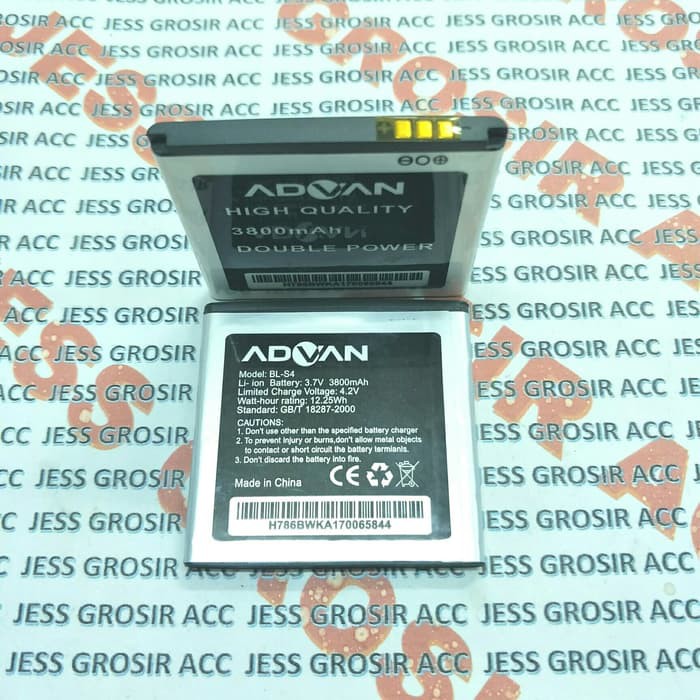 Baterai Battery Batre Original ADVAN Vandroid S4 , BL-S4 , BL S4