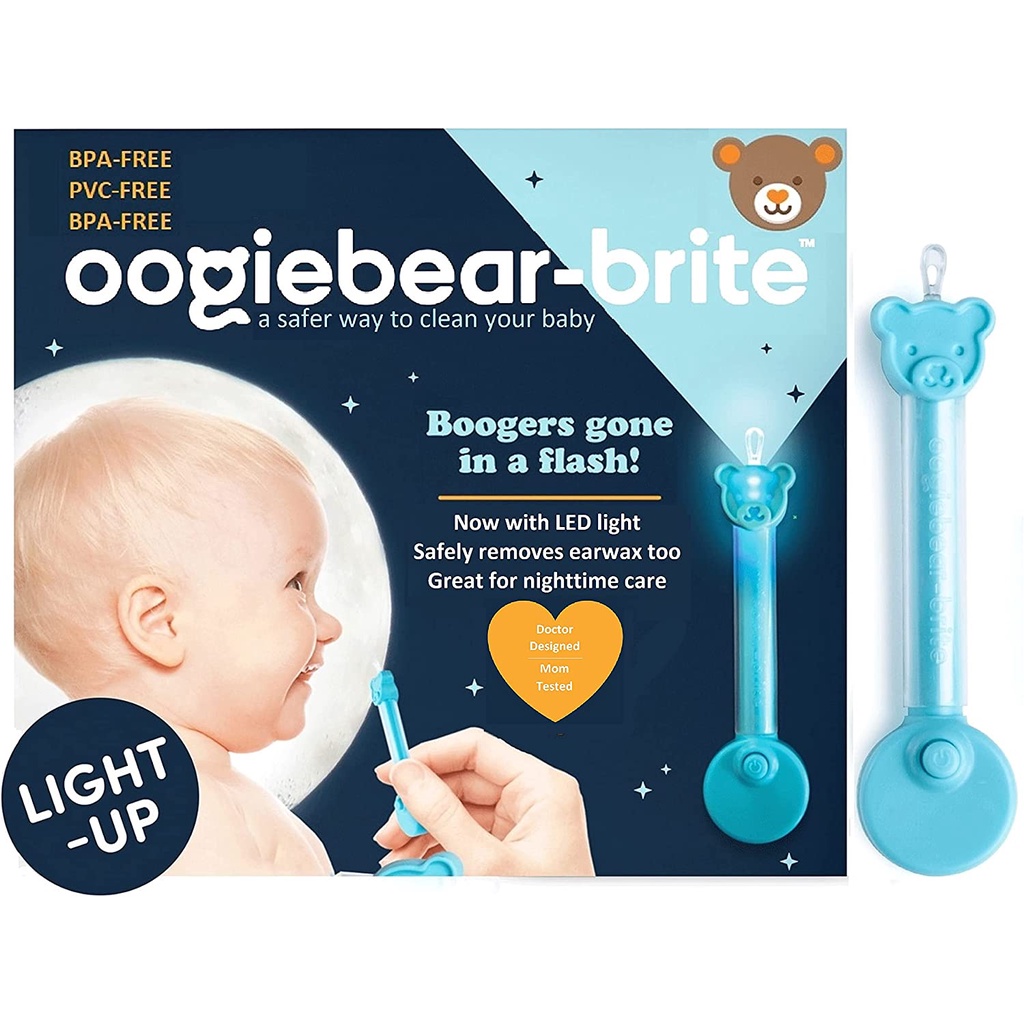 Oogiebear-Brite / Oogie Bear / Boogertool Nose &amp; Earpick Cleanser / Pembersih Hidung dan Telinga Bayi