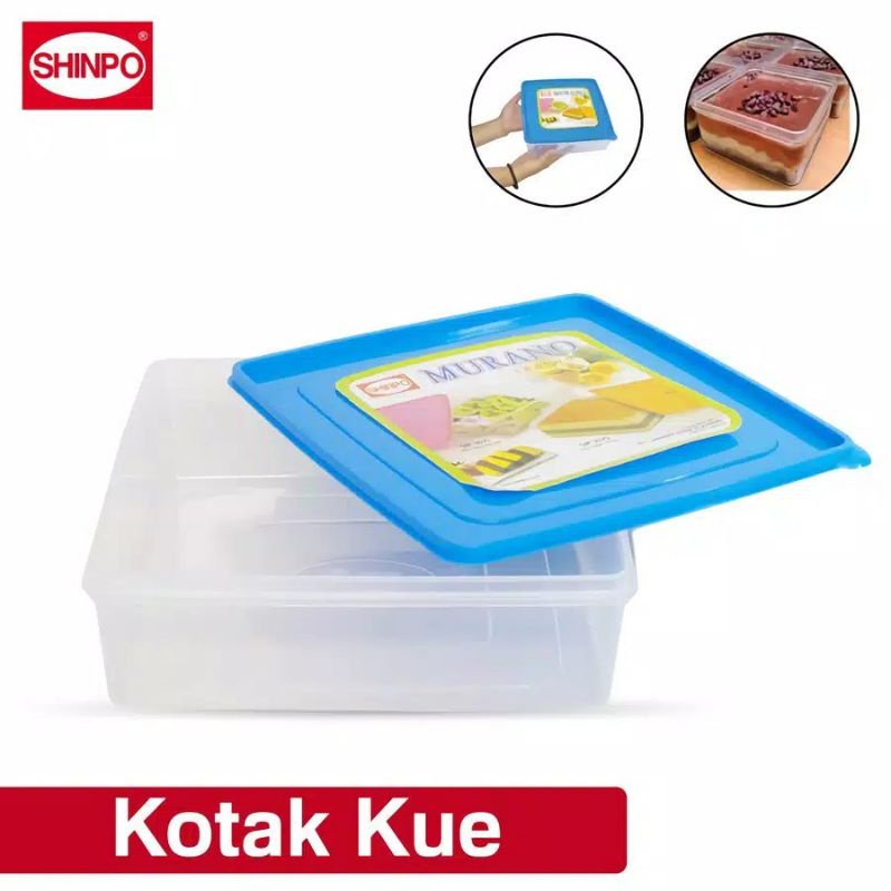 Kotak Makanan Plastik / Kotak Kue Sealware Murano Shinpo 307-S Original / kotak kue lapis