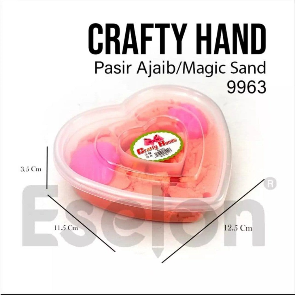 Mainan Edukasi ANAK Kinetic sand / MAGIC SAND / Pasir Ajaib 9963.