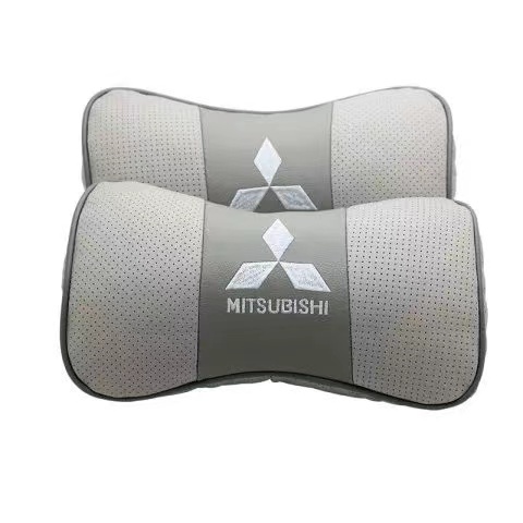 G-club Bantal Sandaran Kepala Bahan Kulit breathable Untuk mitsubishi