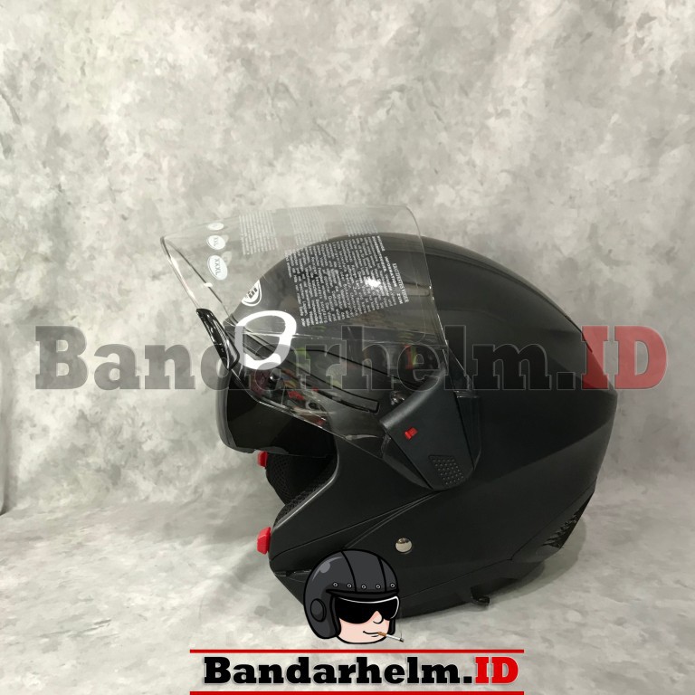 Helm Zeus 611 Black Doff Original