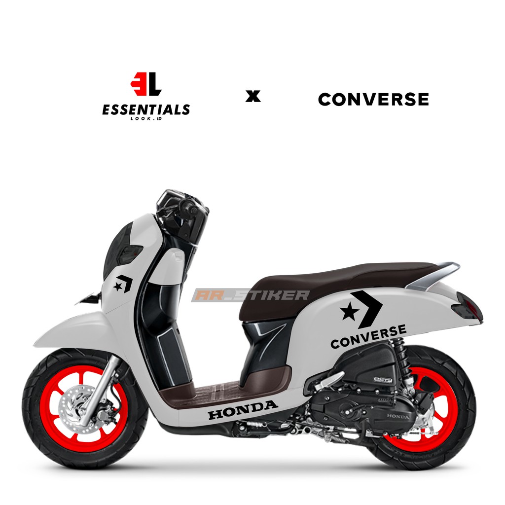 cutting sticker scoopy fi Converse