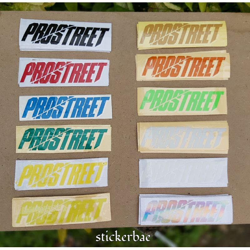 stiker prostreet cutting warna lengkap