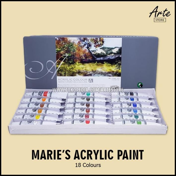 

Cat Acrylic Maries 18 Warna
