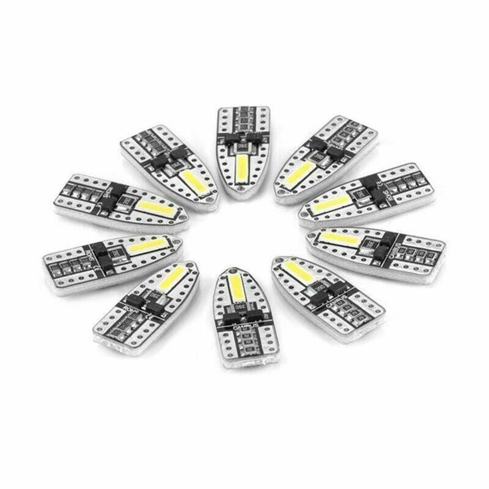 Lanfy Lampu LED Canbus T10 7020 SMD Lampu Interior Mobil Xenon Putih Lampu Sinyal 6000K Lampu Baca