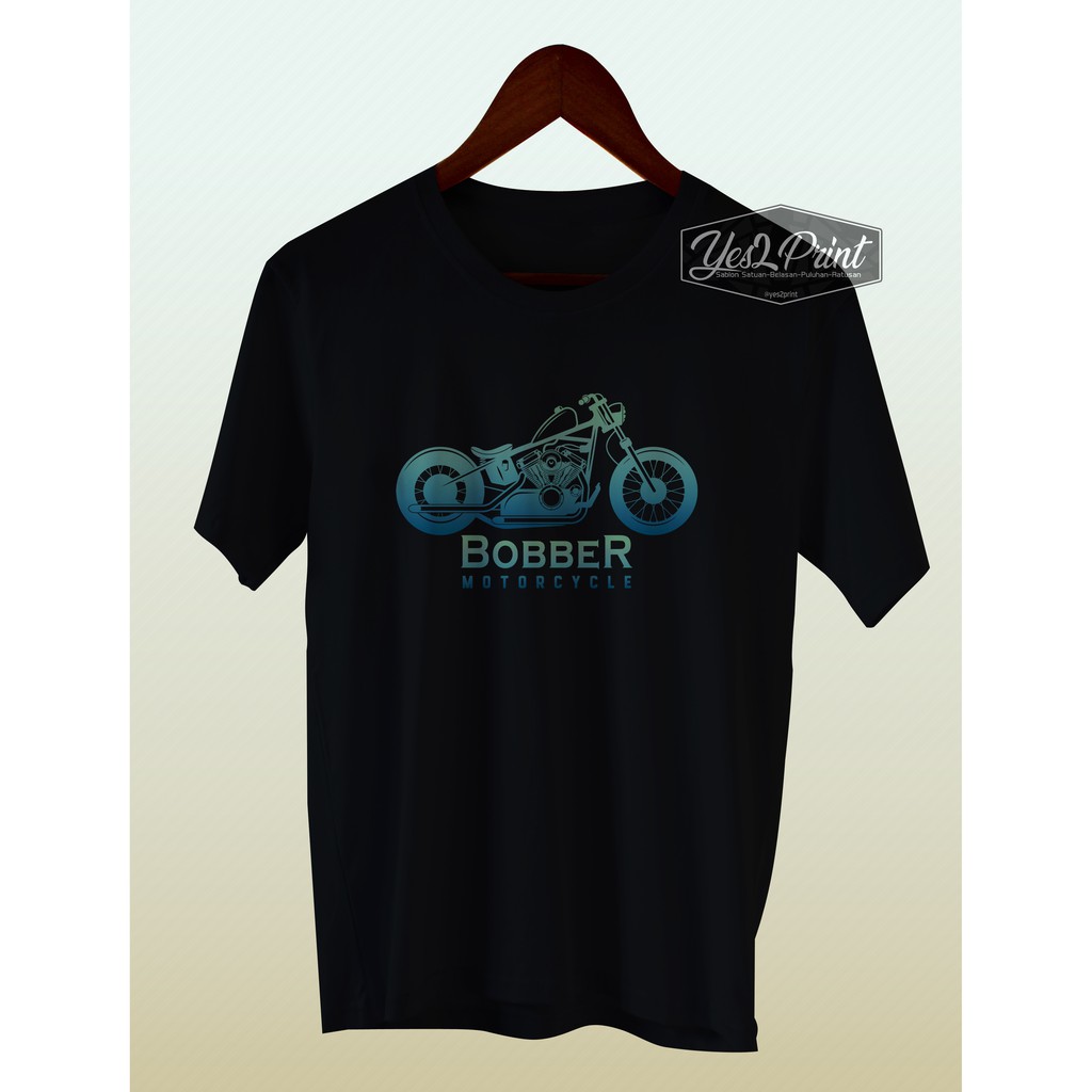 Kaos Motor Bobber Cotton Combed