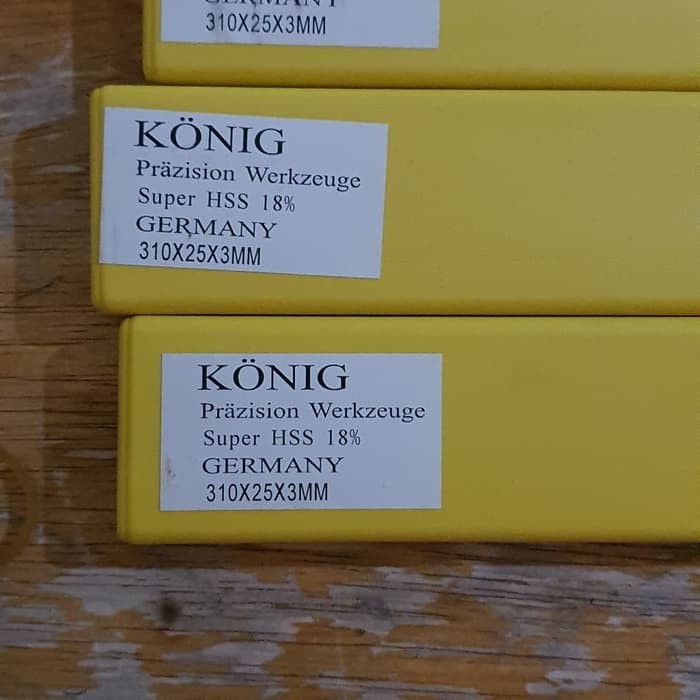 

pisau planner HSS 18% KONIG 310/30/3