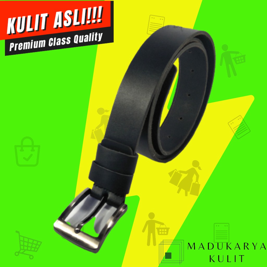 Sabuk pria Sabuk kulit 100% Sabuk kulit sapi asli